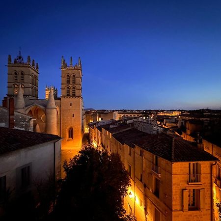 La Terrasse, Vue Sur Les Toits De Montpellier Apartment Bagian luar foto